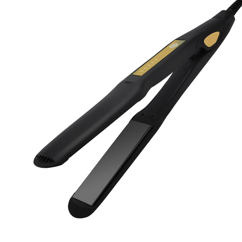 Black and Golden Профессиональный выпрямитель для волос, щипцы для стрижки волос, плоский утюжок для выпрямления волос с отрицательными ионами, щипцы для завивки волос, гофра 30 Вт - Цвет: Black and Golden
