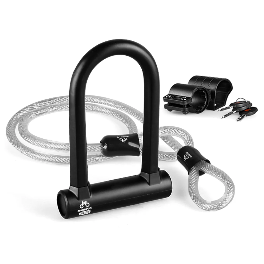 INBIKE велосипед U блокировки стали MTB дорожный велосипед замок Anti-Theft сверхмощный велосипед U-замки UL319A