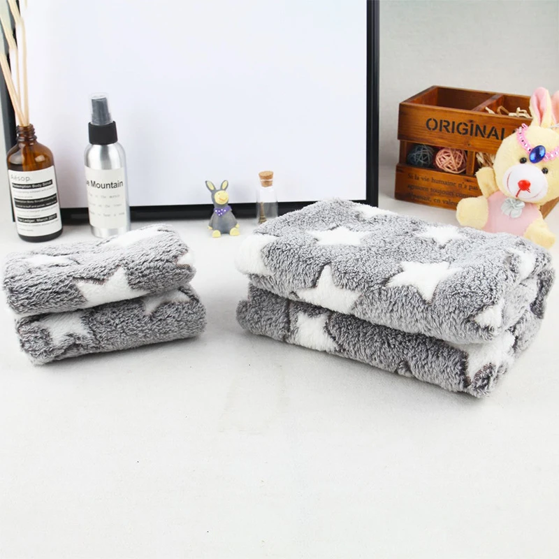 Толстые теплые коралловые флисовые собачьи матрасы-лежанки дышащие мягкие