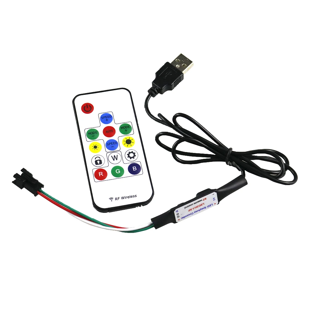 5 в USB LED 2015RF контроллер 14 клавиш беспроводной пульт дистанционного управления