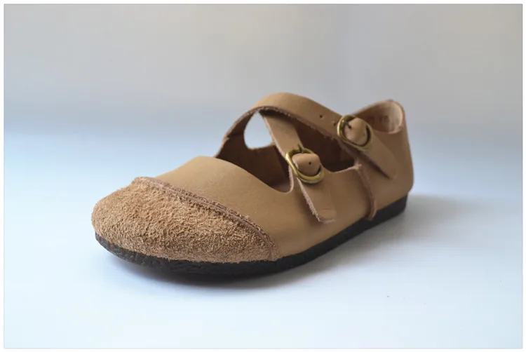 Летняя женская обувь на плоской подошве; сандалии без застежки; zapatillas mujer; кожаные женские балетки ручной работы; коллекция года; Ballerine Femme; оксфорды