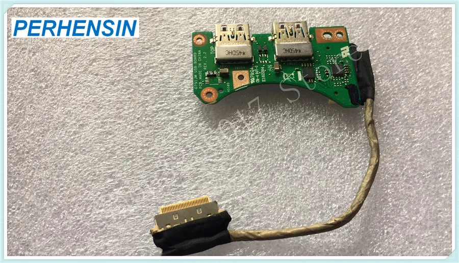 

GENUINE FOR ASUS FOR G751J G751JM USB Port Board W Cable 60NB06G0-US1050 14004-02360200