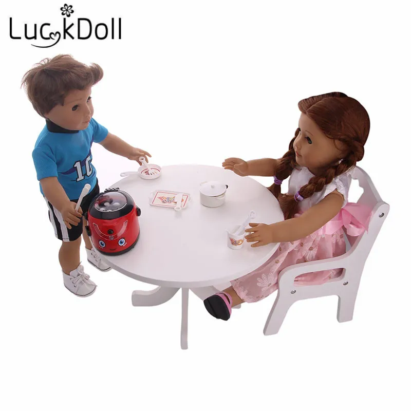 LUCKDOLL пластиковая игрушка модель подходит 18 дюймов Американский 43 см Детские аксессуары для кукол, игрушки для девочек, поколение, подарок на день рождения