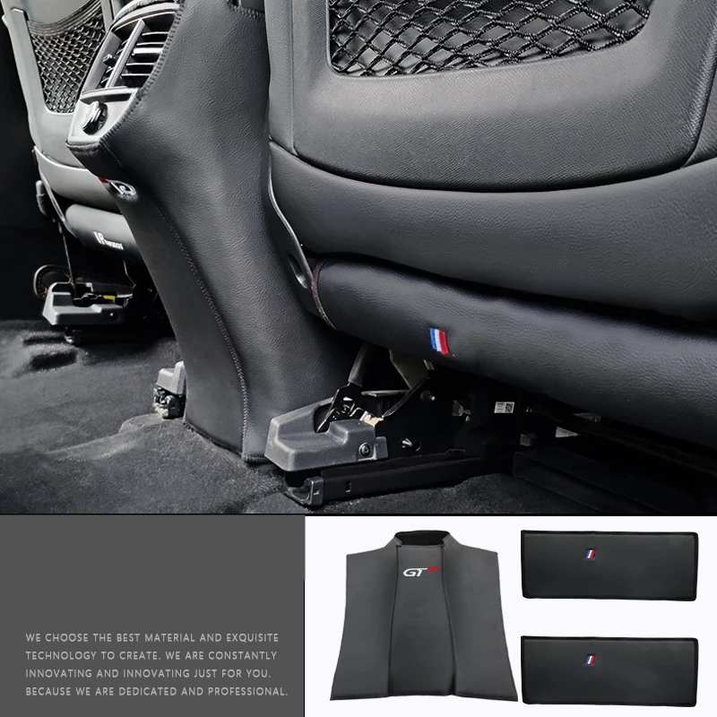 black 3pcs Защита для сидений, защита заднего сиденья, защита от ударов, Накладка для сиденья, Автомобильный интерьер, модифицированная для peugeot 5008 - Цвет: black 3pcs