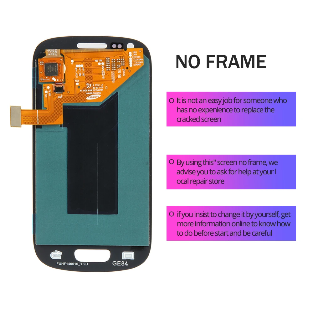 100% протестированный синий/белый ЖК-экран для Samsung Galaxy S3 Mini i8190 i8190N i8195 ЖК-дисплей и