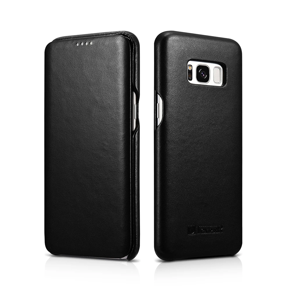 Флип-чехол icarer для Galaxy S8 Plus Магнитный чехол из натуральной кожи Samsung чехлы