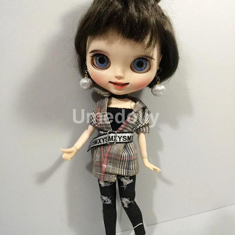 1 комплект классная клетчатая рубашка ручной работы + рваные