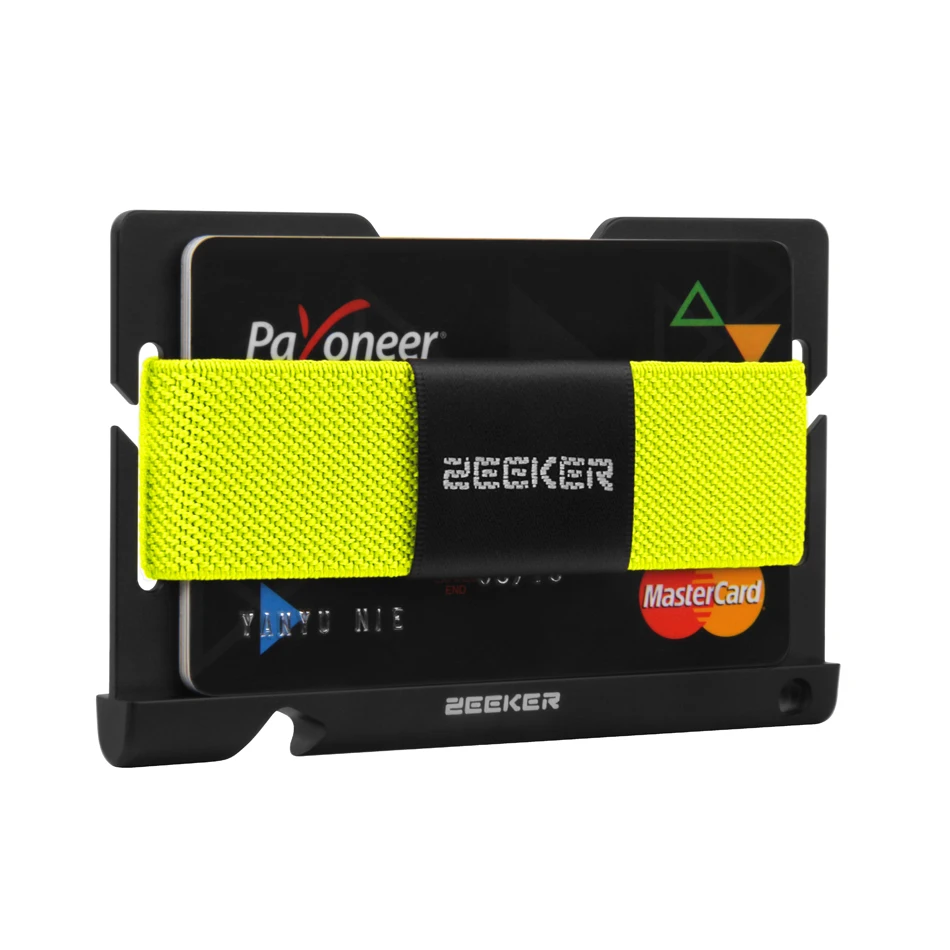 ZEEKER Portable Slim Aluminum Metal Card Wallet Female With Key Hole | Багаж и сумки