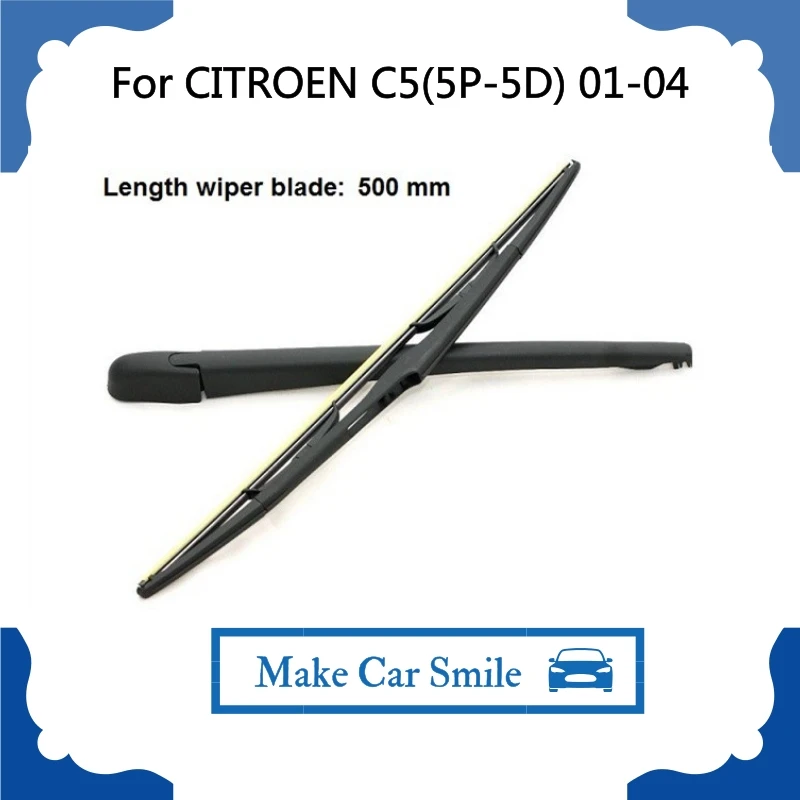 

Car Styling For Rear Windshield Windscreen Wiper arm + Blade 500mm Fits For CITROEN C5(5P-5D) 2001-2004