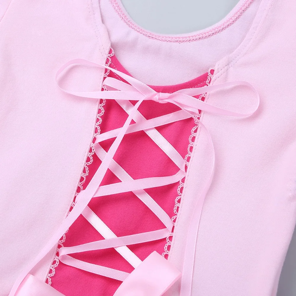 IIXPIN/балетное платье-пачка для маленьких девочек сетчатые рукава-пузырьки