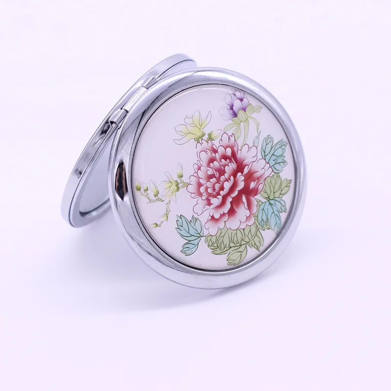 3 шт складное портативное круглое косметическое зеркало для женщин компактное с