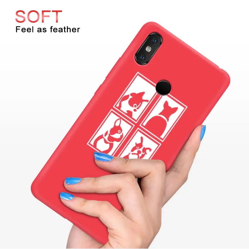 Для Xiaomi Redmi 6 6A Pro Go Матовые чехлы для телефонов Mi A2 Lite Max 3 силиконовая задняя крышка