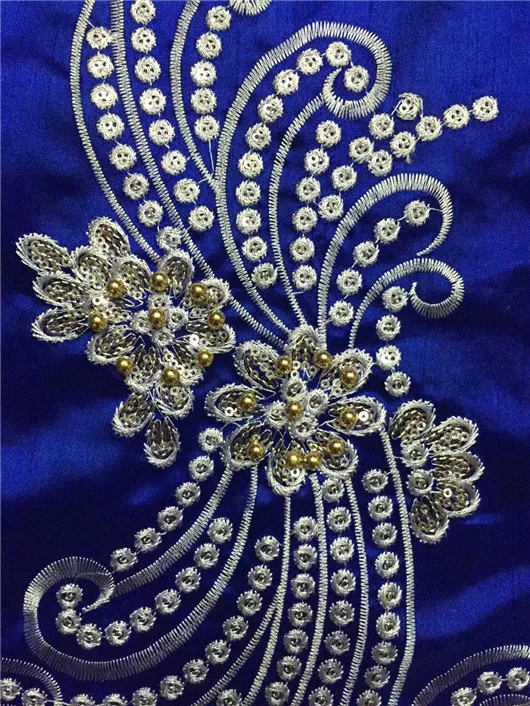 Стильный кружевной ткани в африканском стиле Жорж 5 ярдов/лот с высокое качество