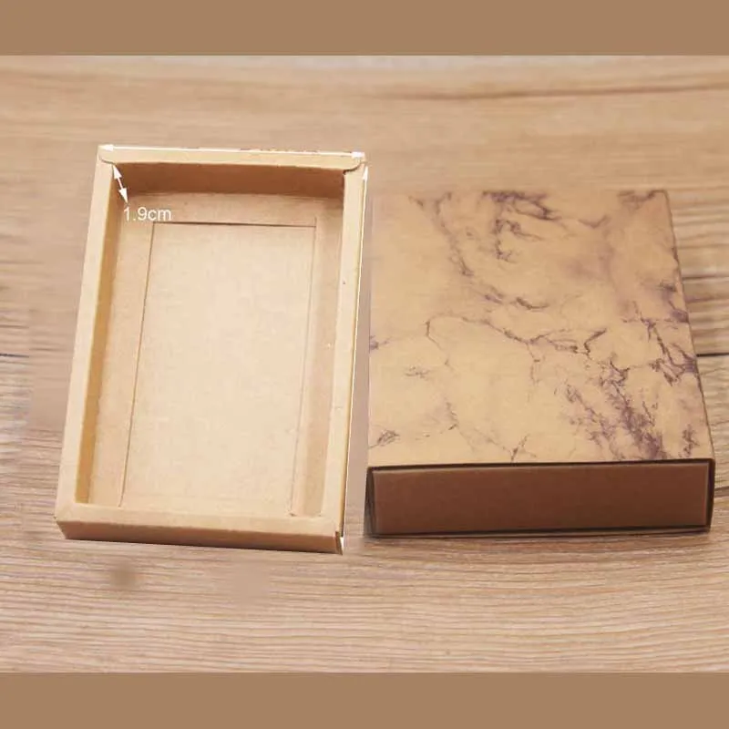 same as pic 2019New Marbling дизайн затенение стиль крафт картон ящик ожерелье серьги браслет дисплей красивая коробка - Цвет: same as pic