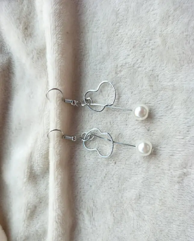 Ed 0358 2017 модные жемчужные Подвесные серьги поставка геометрических элементов