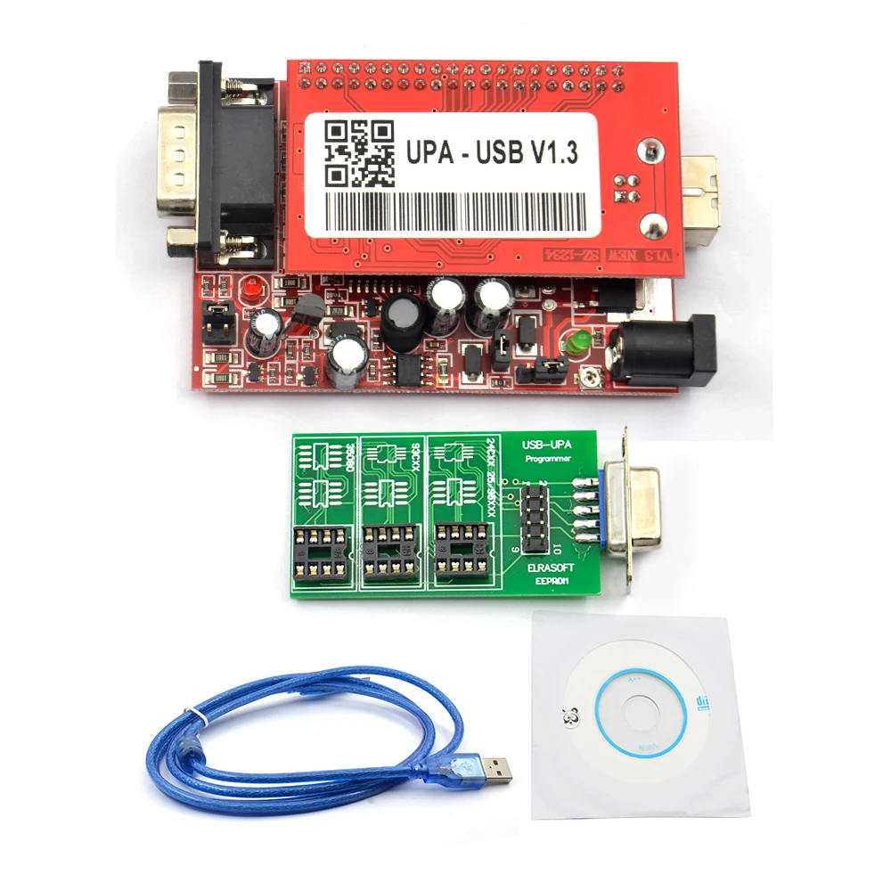 Новый USB программист UPA V1.3 для версии Главный блок продажи usb-адаптер ECU чип Tunning