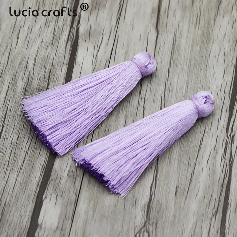 Разноцветные кисточки Lucia crafts 70 мм для украшения дома аксессуары одежды 5 шт./лот