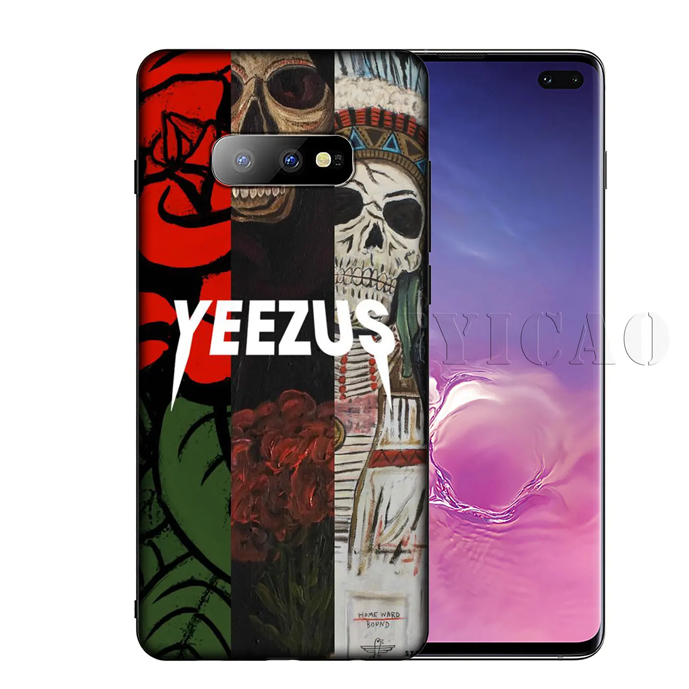 Мягкий силиконовый чехол для телефона IYICAO Kanye West Yeezus Samsung Galaxy S20 Ultra S10 Lite S9 S8 Plus S6 S7