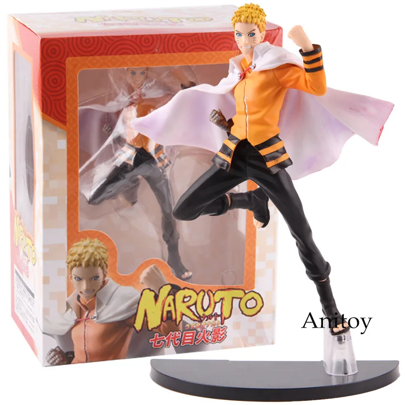 with box GEM Boruto Наруто следующие поколения Узумаки Наруто фигура седьмой Hokage Ver. ПВХ Фигурки Коллекционная модель игрушки - Цвет: with box