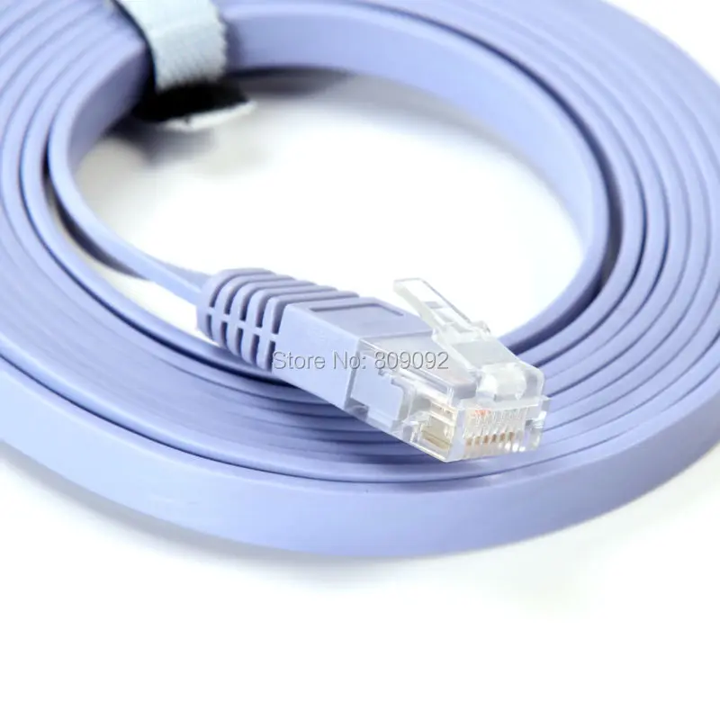 Высококачественный новый CAT6 RJ45 кабель плоский UTP 10/100/1000 Мбит/с Ethernet сетевой для