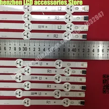 10 шт./лот используемая часть 4" светодиодный полосы E74739 6916L-1214A 6916L-1215A 6916L-1216A 6916L-1217A LC420DUE R1+ L1 = 824 мм