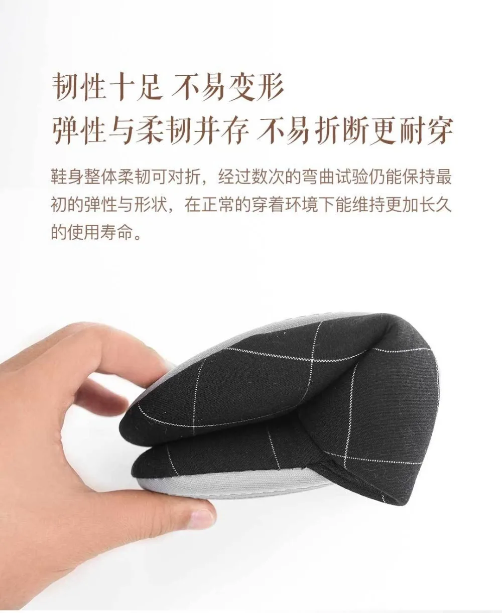 Оригинальные домашние тапочки Xiaomi; нескользящая подошва из термопластичной резины; мягкий и удобный светильник для Дня отца; мужские тапочки из хлопка; сезон зима