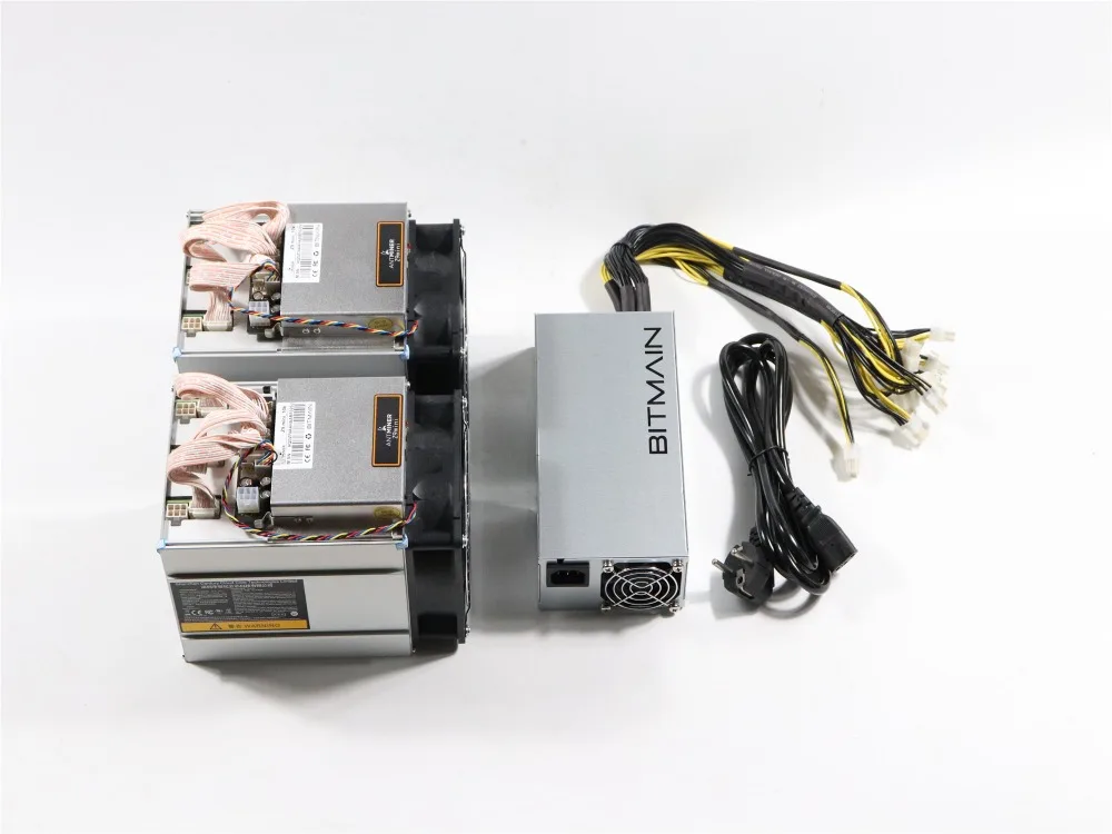 2 шт б/у Antminer Z9 Mini 10k Sol/s 300W с 1pc BITMAIN APW3 1600W PSU Asic Equihash Miner Mine ZEN ZEC BTG