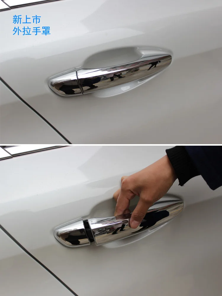 Автомобильные дверные ручки крышки и автомобильная дверная ручка стикер Газа подходит для peugeot 308 307 408 207 508 206 301 2008 3008 углеродное волокно ремонт гальванических кепки