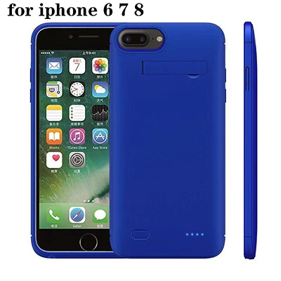 for 6 7 8 Нэн 5200 мАч Горячие батарея зарядное устройство чехол для Iphone 6 6s 7 8 чехол 6200 для Iphone X Xr Xs Max внешний запасные аккумуляторы телефонов Pack - Цвет: for 6 7 8