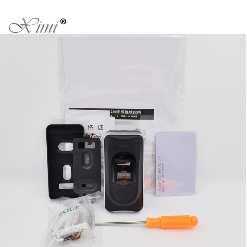 ip65 waterproof fingerprint reader exit reader for f18 access control system rs485 fingerprint and rfid card reader zk fr1200 free global shipping