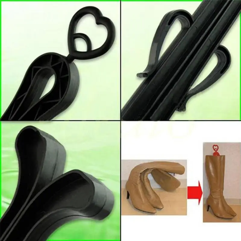 Женская вешалка для обуви с двумя боковыми зажимами пластиковая высоким верхом