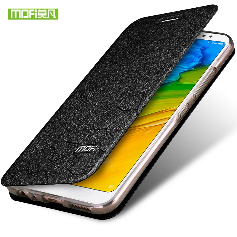 Mofi для Xiaomi Redmi Note 5 Pro Чехол для Redmi Note 5 Pro роскошный силиконовый кожаный чехол-книжка для Redmi Note 5 Чехол