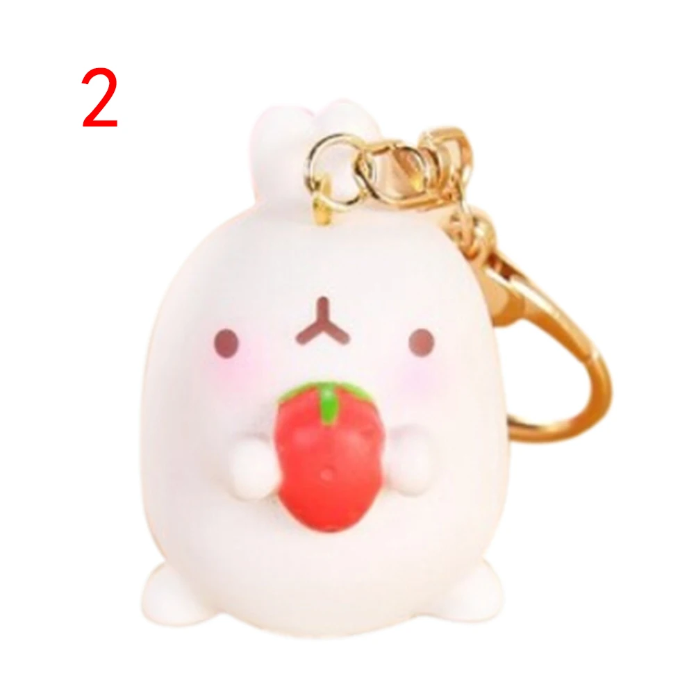 as picture JINHF Kawaii Кролик Мягкий медленно поднимающийся милый животное мягкий сжимающий ремни кулон ароматический хлеб детская игрушка забавный подарок - Цвет: as picture