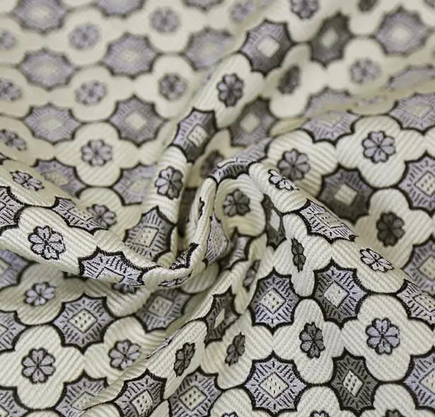 new French brand floral jacquard fashion dress skirt jacket coat fabric material | Дом и сад