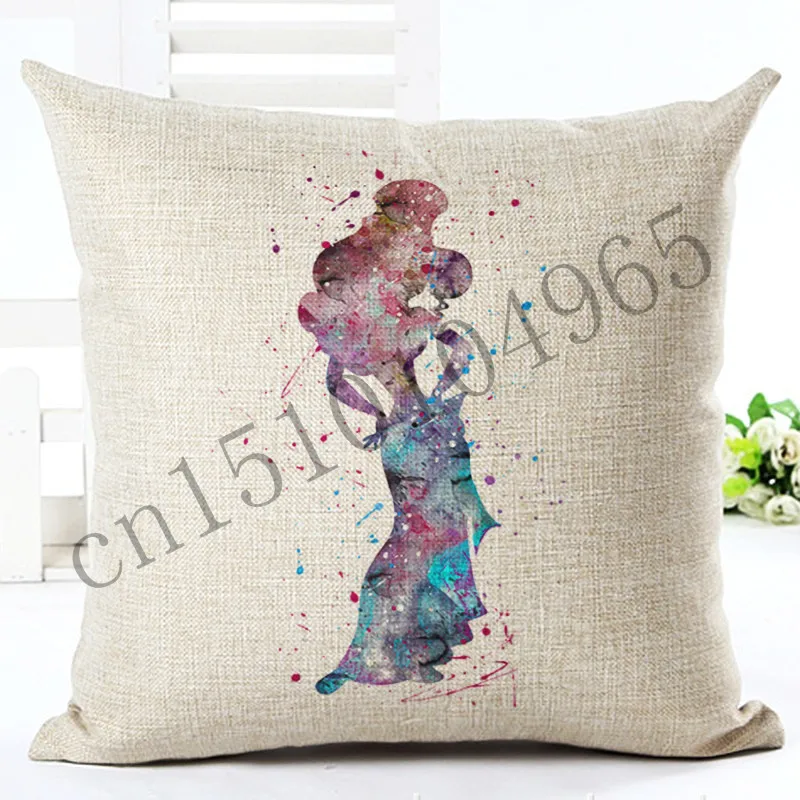 Мультяшный стиль красочные подушки для девочек диван пледы наволочка домашний