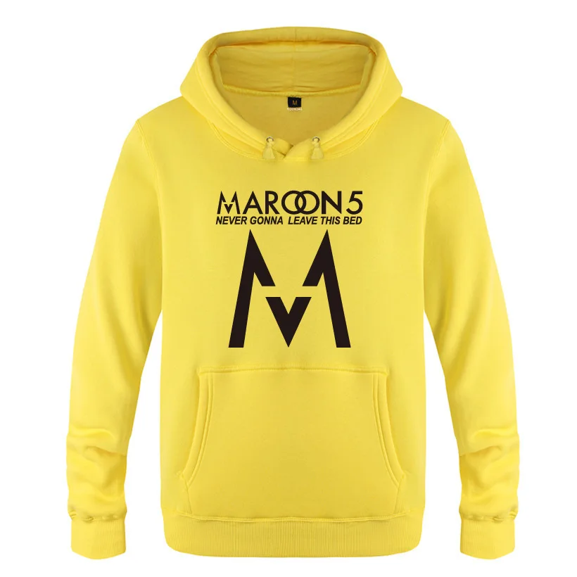 Рок-группы Maroon 5 толстовки для мужчин в стиле хип-хоп флисовый пуловер с длинными