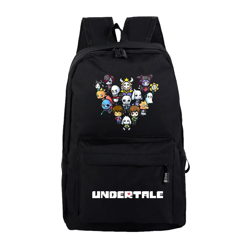 Рюкзак с принтом игры «Undertale Frisk Sans», рюкзак с изображением Галактики, школьный рюкзак из парусины, женские дорожные сумки