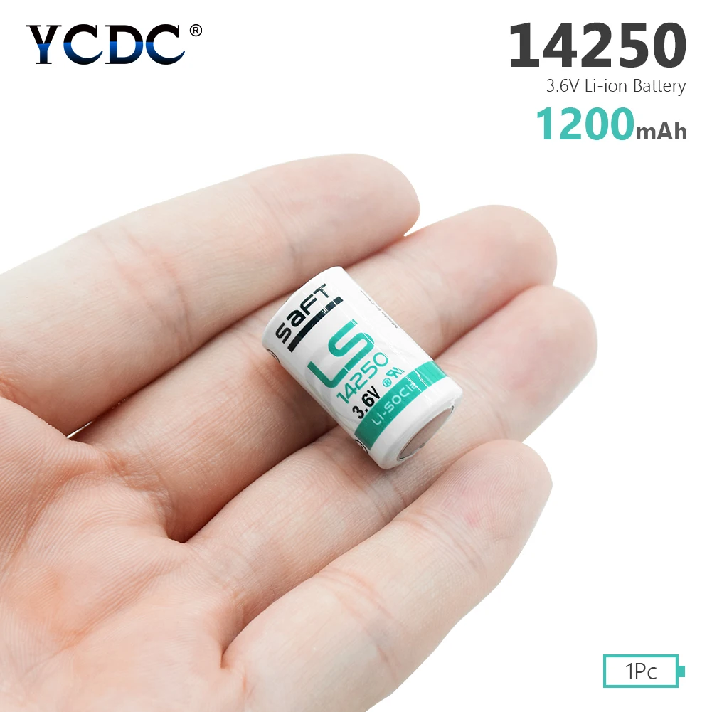 3,6 В 14250 Li-SOCl2 1/2 АА размер R6 L14250 ER14250 SL350 LS-14250 батареи для станков с ЧПУ сенсорный экран Электрический измеритель