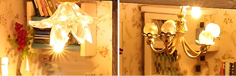 Миниатюрный DIY Кукольный дом Wodden Miniatura замок кукольные домики комплект мебели украшение игрушки ручной работы для детей подарок для девочки k012