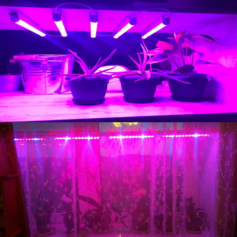 Лампа светодиодсветодиодный T5 для гидропонных систем 2 шт. 85 265 в|led grow|grow barled grow bar |