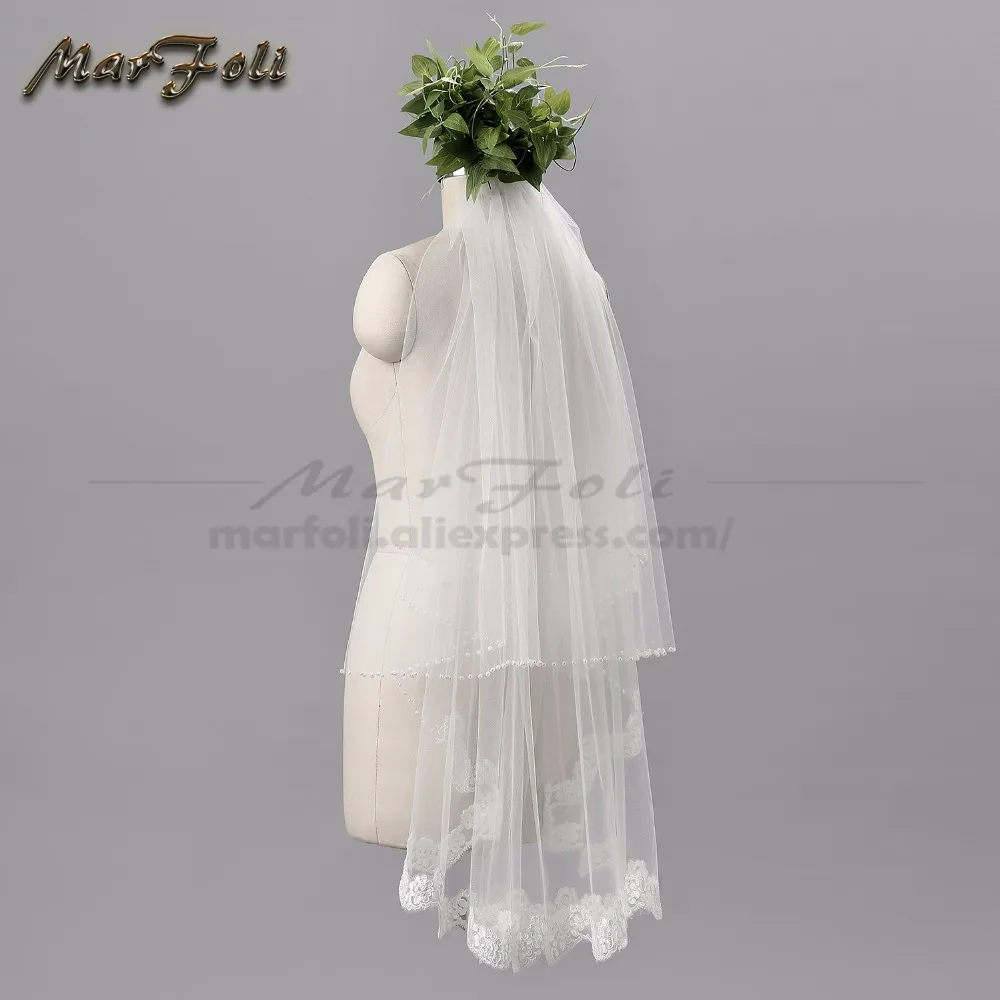Новинка хит продаж 0 90 метров в длину романтическая дешевая Фата для невесты