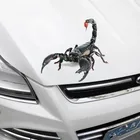 3D Автомобильная наклейка, животные, бампер, паук, геккон, скорпионы для SEAT Altea Toledo MK1 MK2 Ibiza Cupra для Skoda Fabia Октавия Рапид