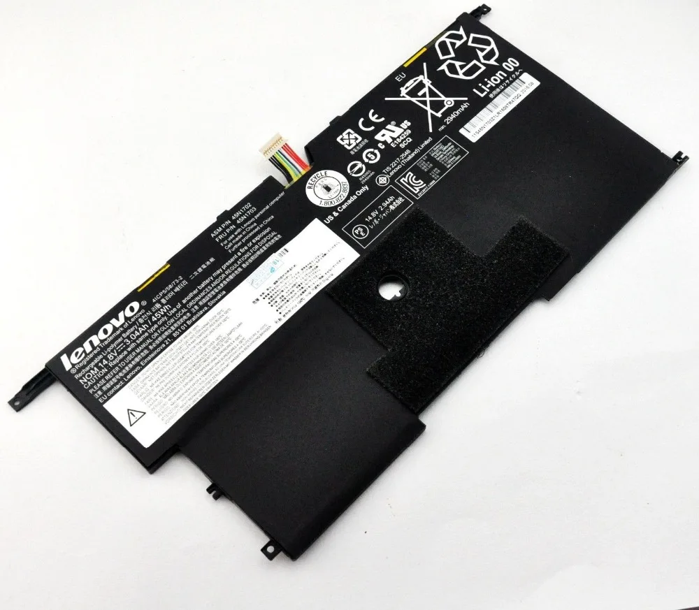 Новый оригинальный аккумулятор для LENOVO Thinkpad 2nd X1 Carbon 14 дюймов 45N1700 45N1701 45N1702 45N1703