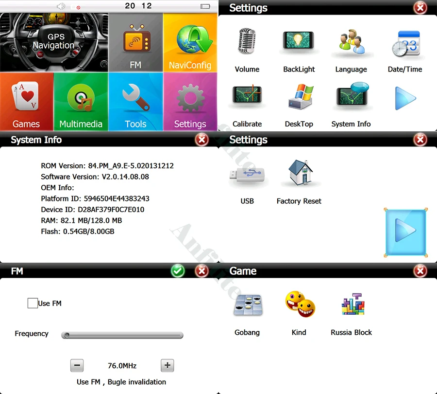 GPS-навигатор для грузовика 7 дюймов HD Windows Ce6.0 MSB 2531 ARM mtk Cortex A7 800 МГц 256 м 8 ГБ