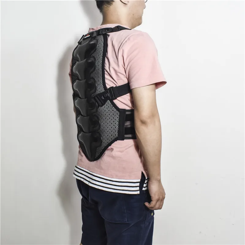 WOSAWE двойные подушечки PE оболочка Спортивная задняя жилетка Защита спины