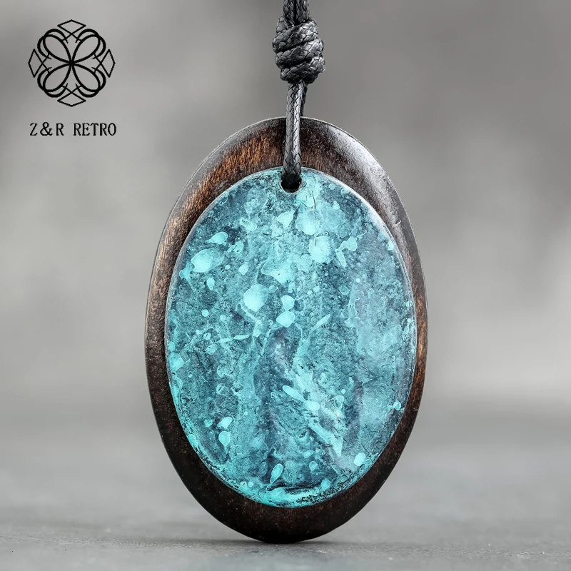 Long Necklace for Women Wood Jewelry Pendants Colorful Statement Handmade Wooden Necklaces &amp Fashion Jewellery | Украшения и