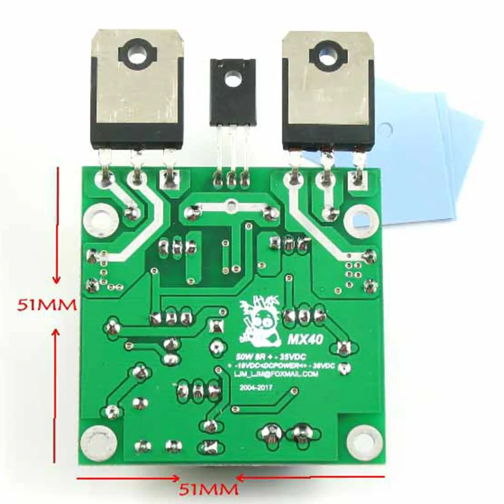 MX40 усилитель мощности готовая плата два канала две платы стерео от LJM|Усилители