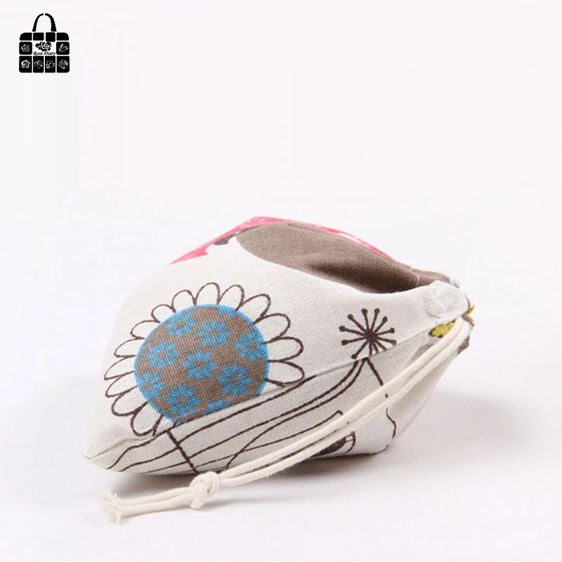 1 шт. Милый хлопковый тканевый мешок для сбора пыли с принтом совы дорожная сумка