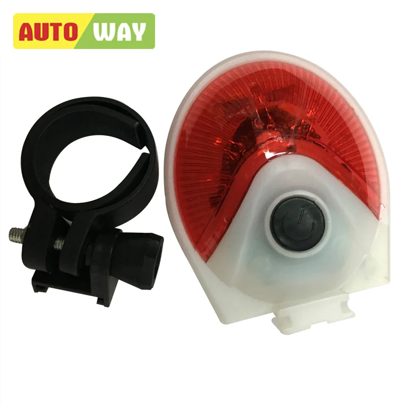 

Autoway 1 pc Mountain bike lights bicycle led light front waterproof rechargable battery flashlight road bicycle accessories