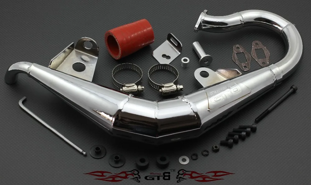 Gtпринимающая Настройка выхлопной трубы для масштаба 1/5 LOSI 5IVE-T 055 бесплатная